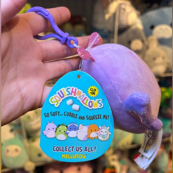 Squishmallows Brenda the Butterfly OG 3.5" Stuffed Plush Clip - Picture 3 of 3